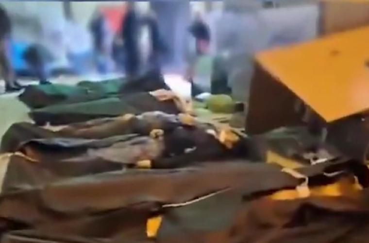 Cuerpos de víctimas de las protestas contra el régimen islámico en Irán.