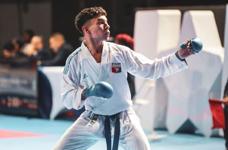 El atleta panameño Josué Estrada es actualmente subcampeón nacional kumite de la categoría cadete 63 kilos (kumite).
