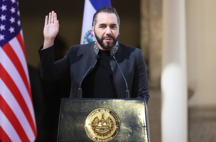 El presidente de El Salvador, Nayib Bukele.