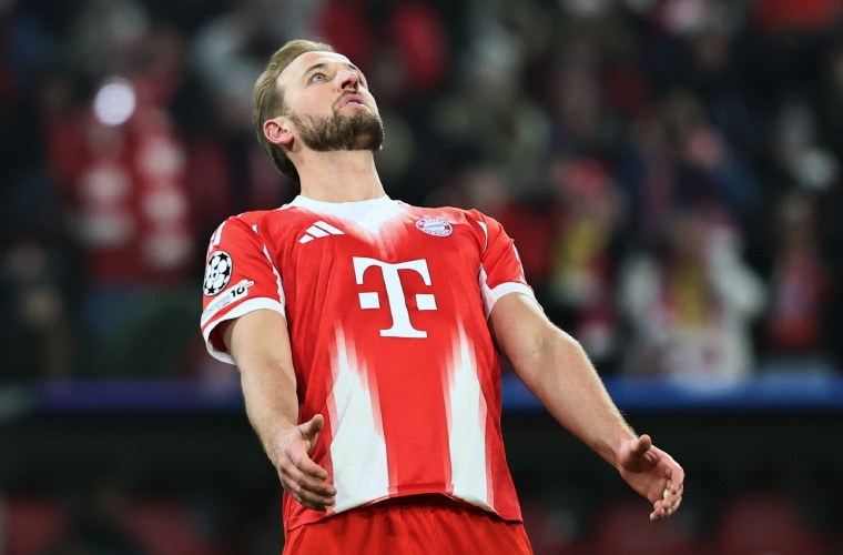 Harry Kane lideró el triunfo ayer del Bayern. 