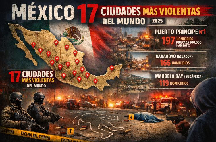 Ranking del terror: América domina lista de ciudades violentas.