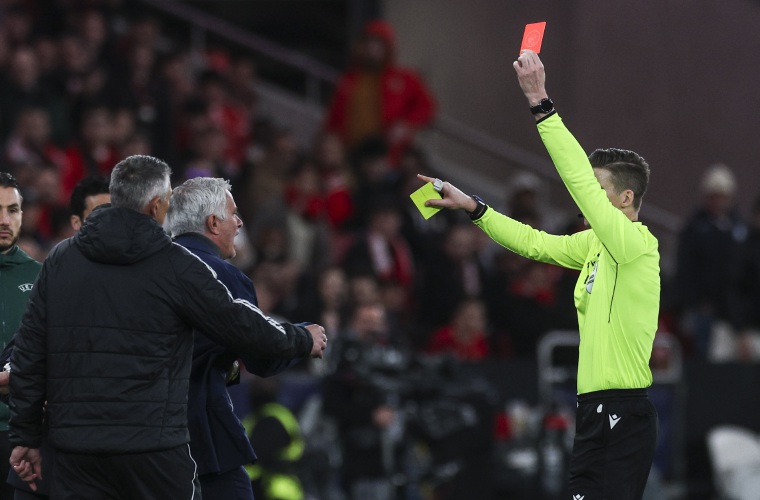 José Mourinho fue expulsado del partido.