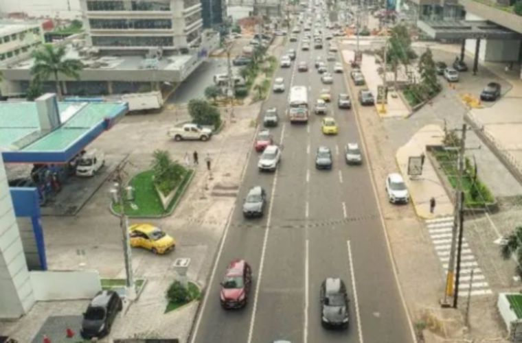 Vistas de la Calle Nicanor de Obarrio.