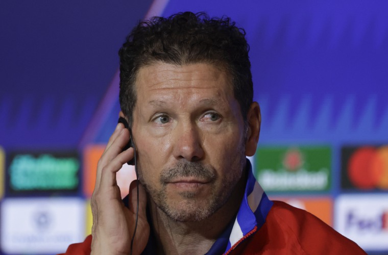 Diego Simeone, técnico del Atlético.