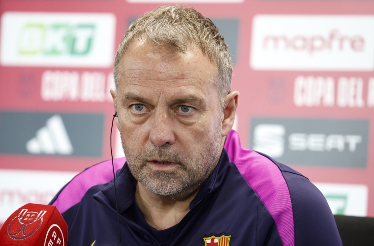 Hansi Flick, director técnico del Barcelona FC.