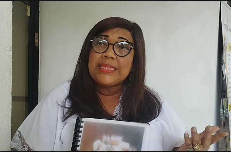 La dirigente Carmen Vega.