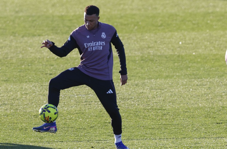 Kylian Mbappé, delantero del Real Madrid.