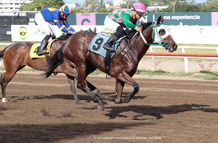 ‘The Boss lady’ en los metros finales.