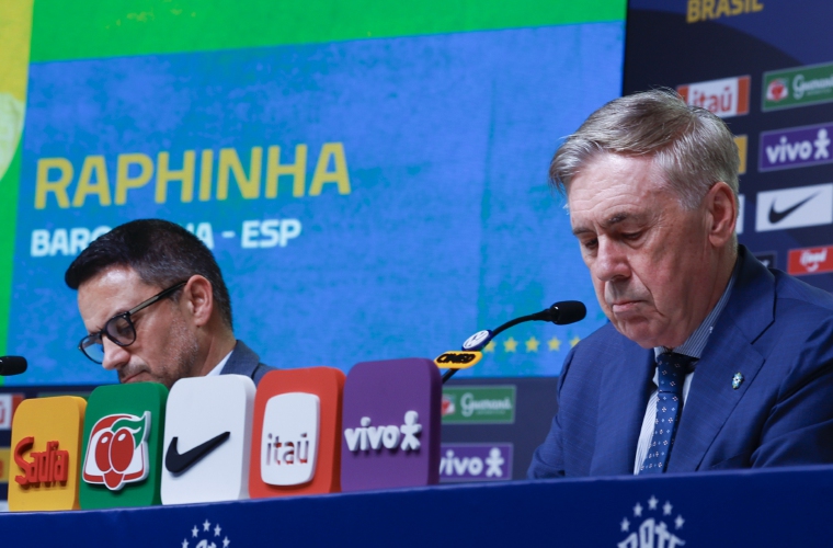 Carlo Ancelotti, director de Brasil.