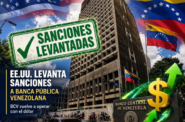 Fotografía del edificio del Banco Central de Venezuela (BCV).
