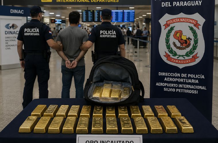 Detectan mochila sospechosa con oro en vuelo que venía hacia Panamá