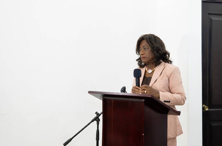 La ministra de Educación, Lucy Molinar.