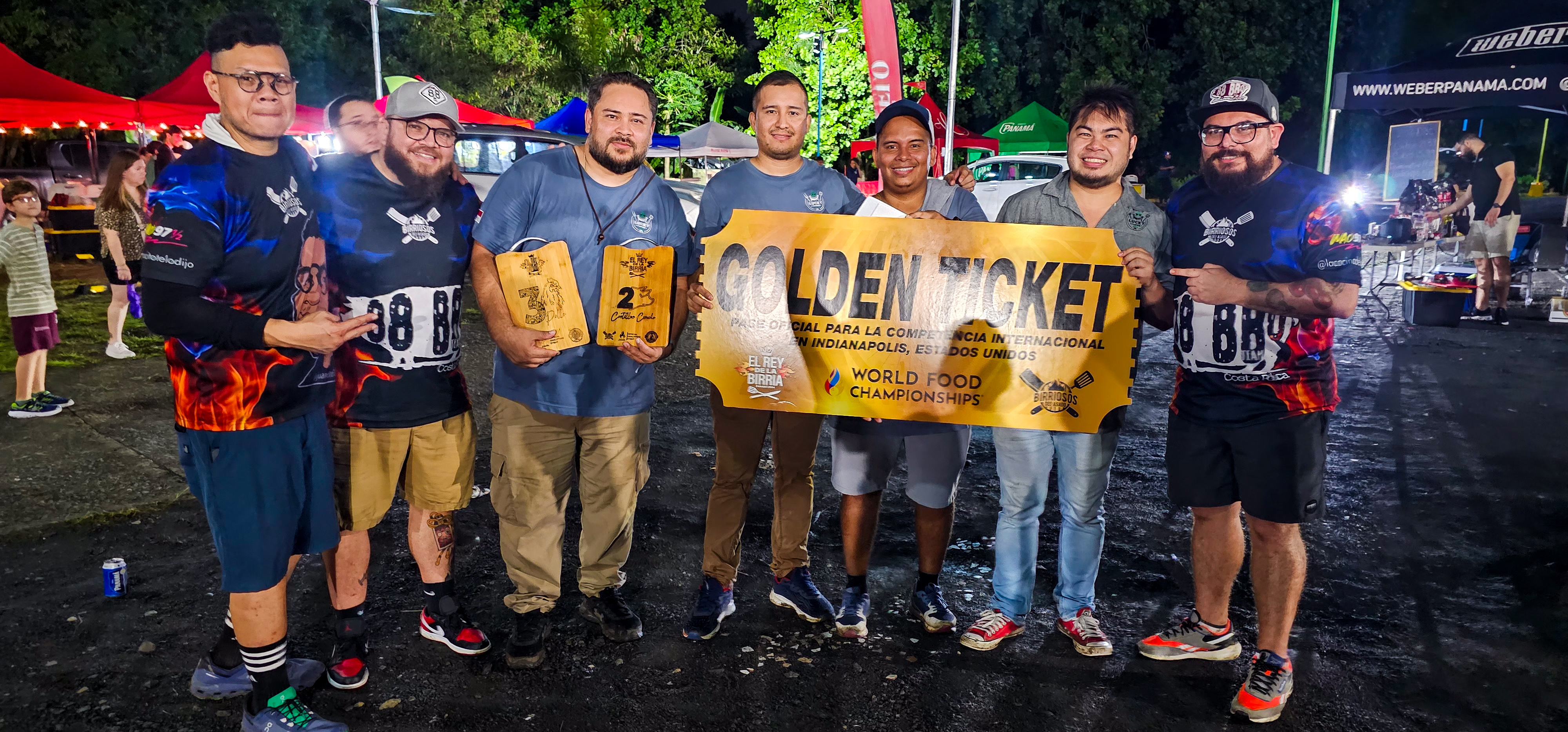 Representantes panameños listos para competir en el World Food Championship de Indianápolis. Foto: Cortesía