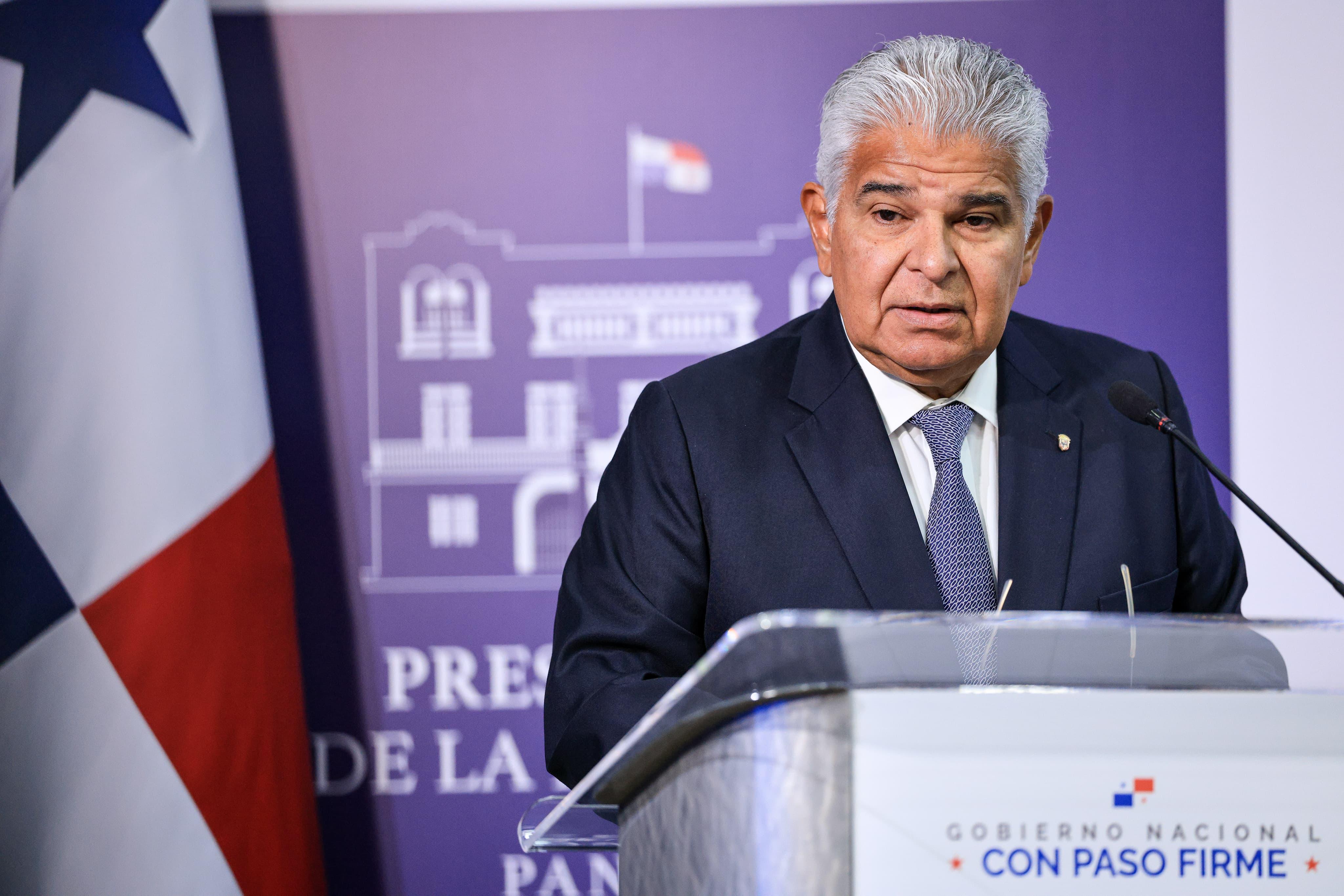 El presidente José Raúl Mulino 