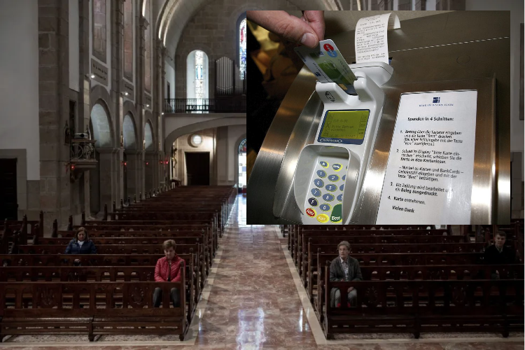 iglesias católicas, Polonia, donaciones, tarjetas, micropagos, dinero