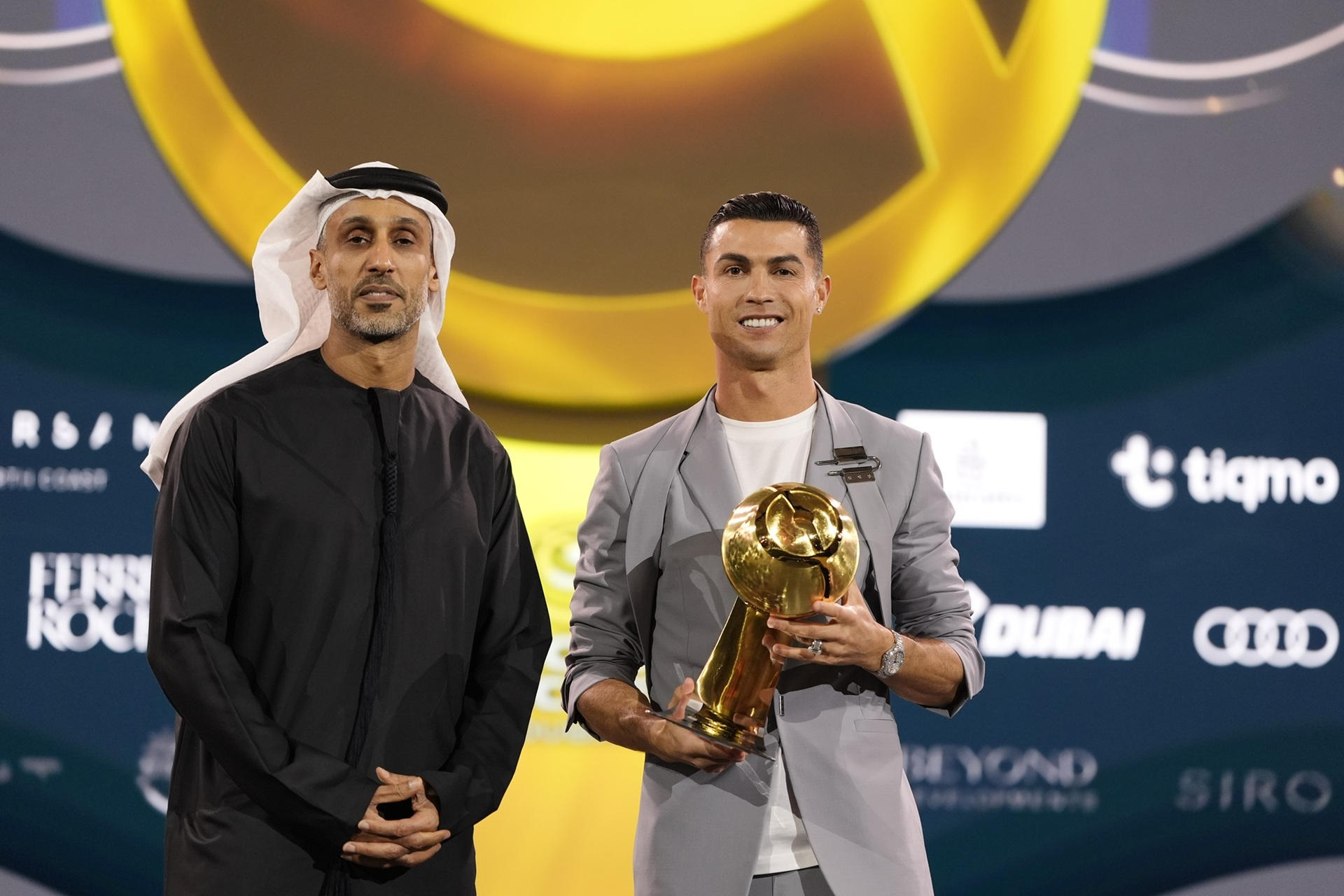 Cristiano Ronaldo, reconocido en los premios Globe Soccer Awards. /EFE