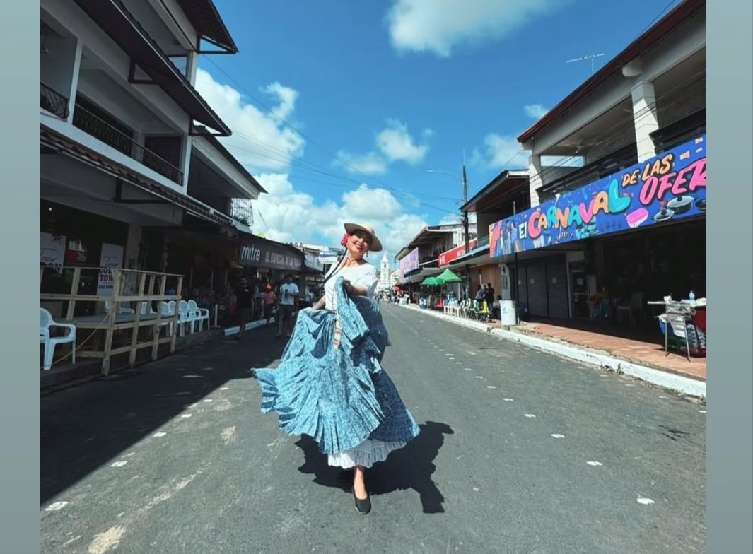 Estefi Varela desde Las Tablas. Foto: @estefi_varela