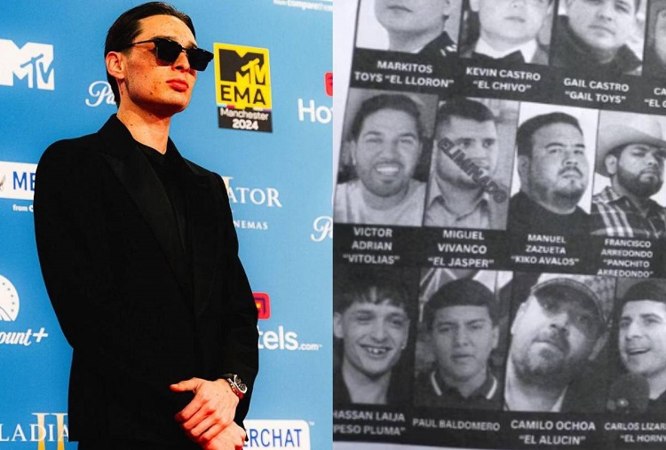 Peso Pluma, Cartel Sinaloa, Chapitos, apoyo, México, panfletos