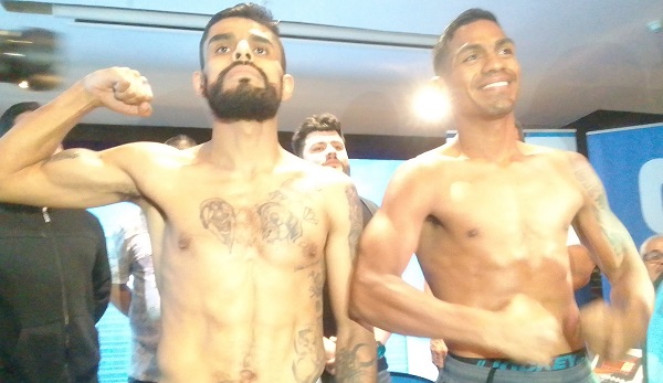 Ricardo ‘El Científico’ Núñez (der.) y el mexicano Jorge Batalla Martínez. Foto: Joel González