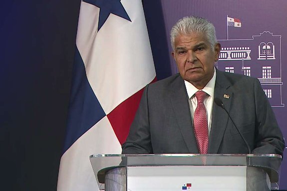 Presidente Mulino en su habitual conferencia de prensa.