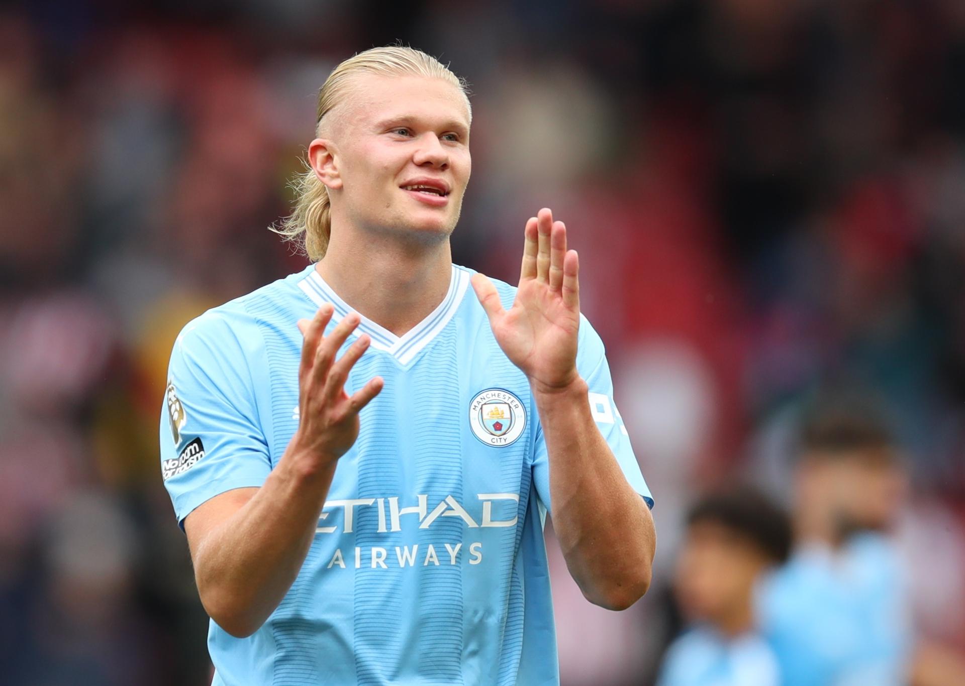 Erling Haaland, figura del Manchester City. /Foto: EFE