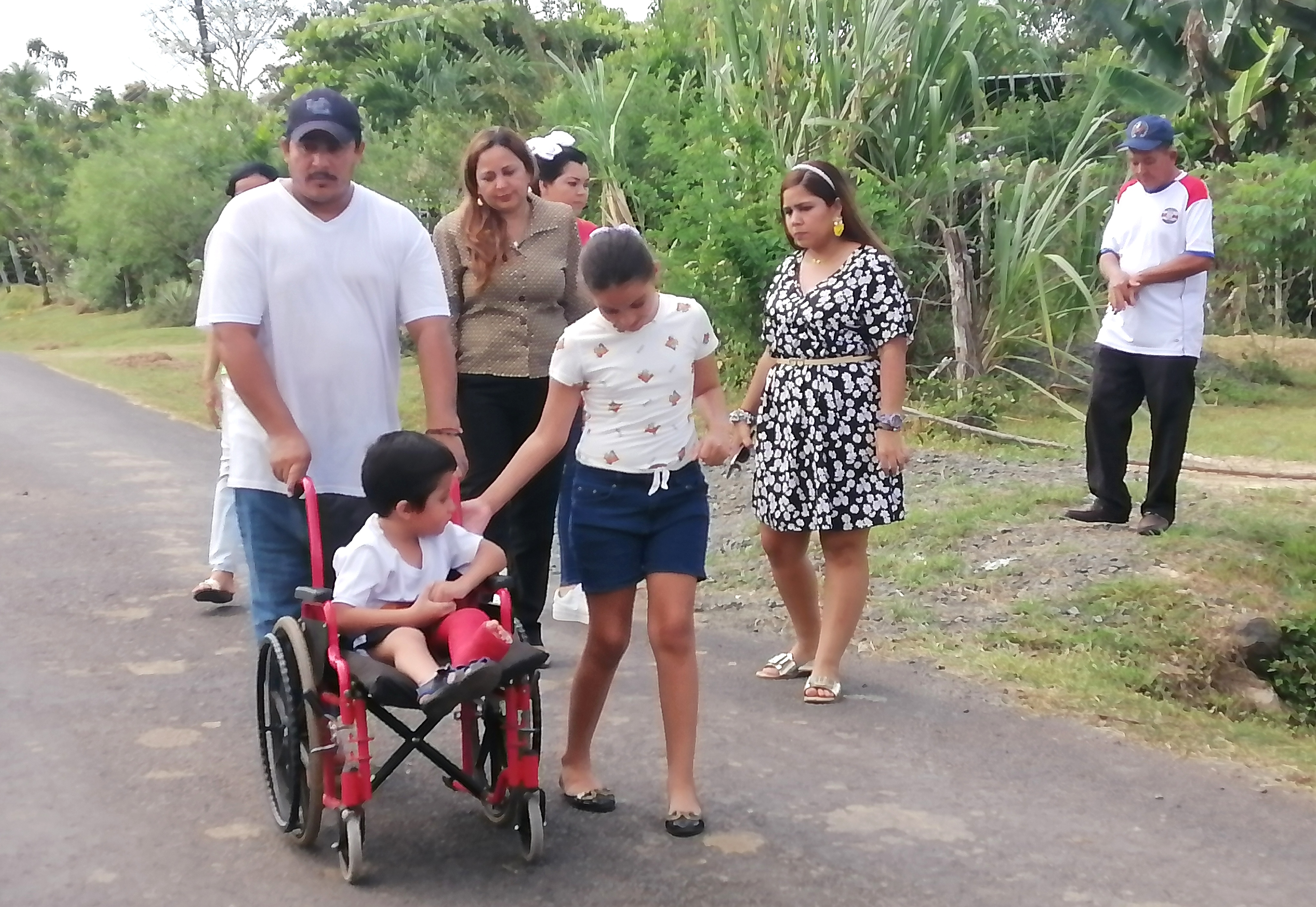 Jesús a pesar de su condición de salud es alegre y entusiasta.