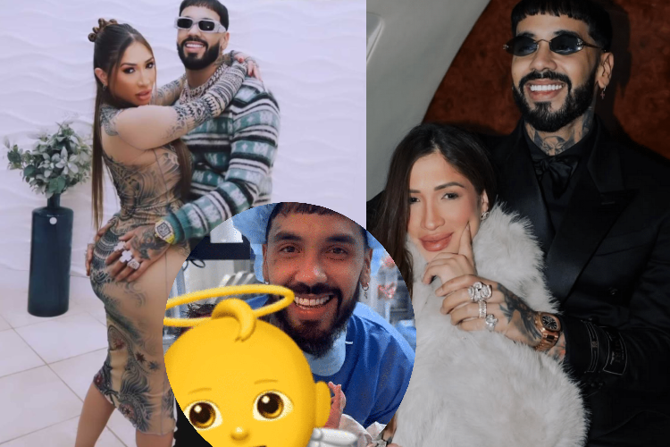 Anuel, nacimiento, hija, Emmaluna, Laury Saavedra, relación, pareja