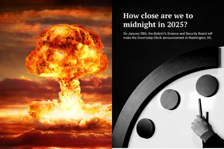 Reloj del Fin del Mundo, mañana, cambiará, guerra, conflictos, peleas