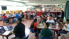 Docentes se capacitan en tema de tecnología.