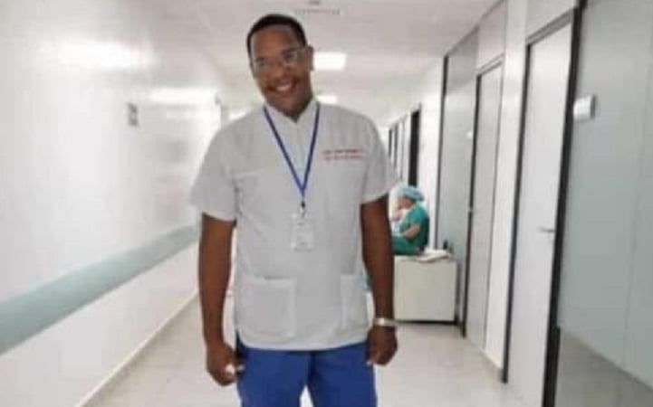 El enfermero Lemar Rodíguez, asesinado a tiros.