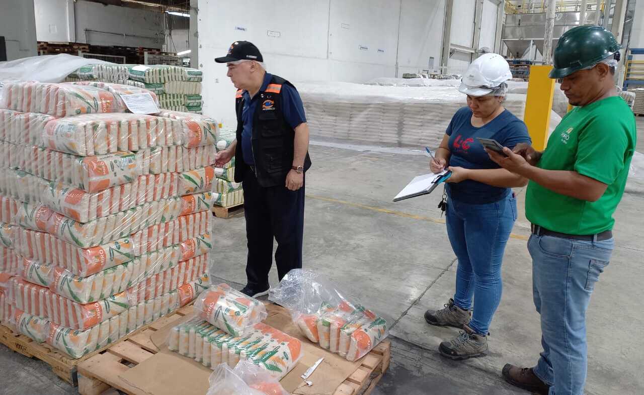 Inventario de arroz.