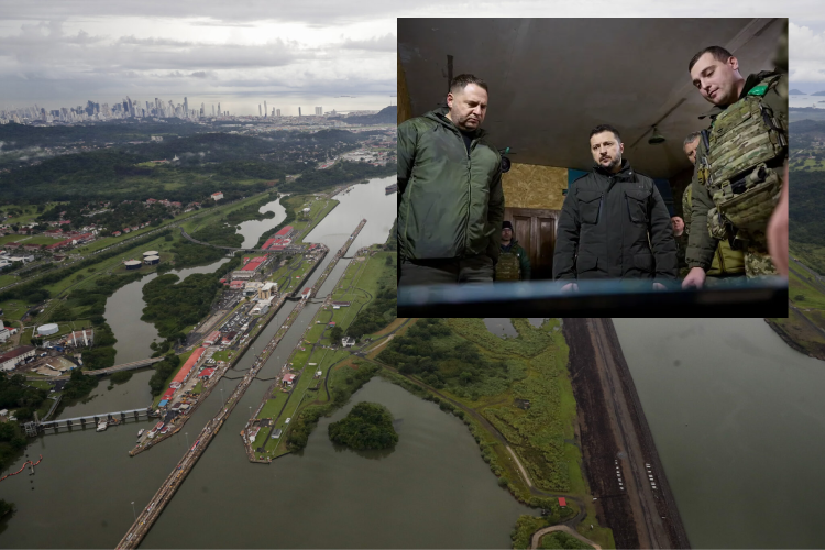 Volodímir Zelenski, Mijailo Podoliak, Canal de Panamá, amenazas, Donald Trump