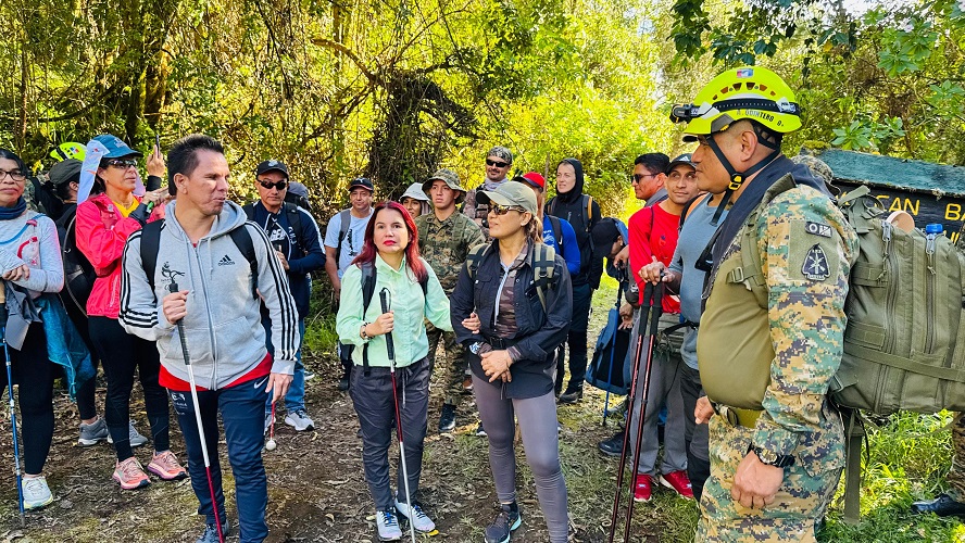 excursión, personas con discapacidad visual, Senderos Los Quetzales, Volcan Barú