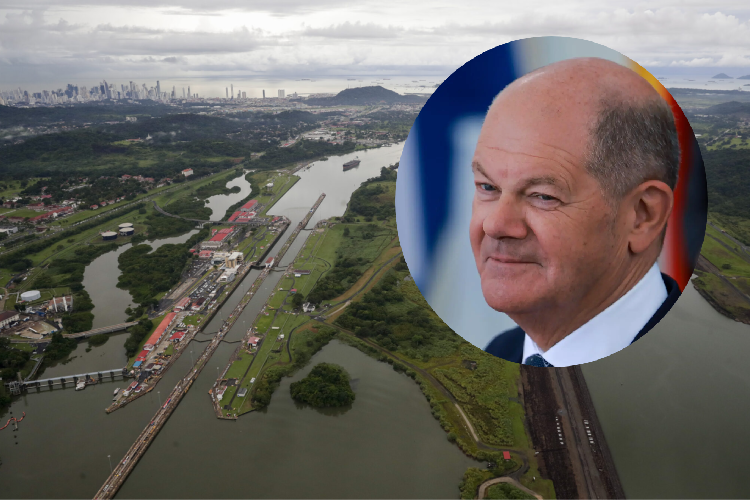 canciller alemán, Olaf Scholz, Canal de Panamá, Trump, ataques, amenazas