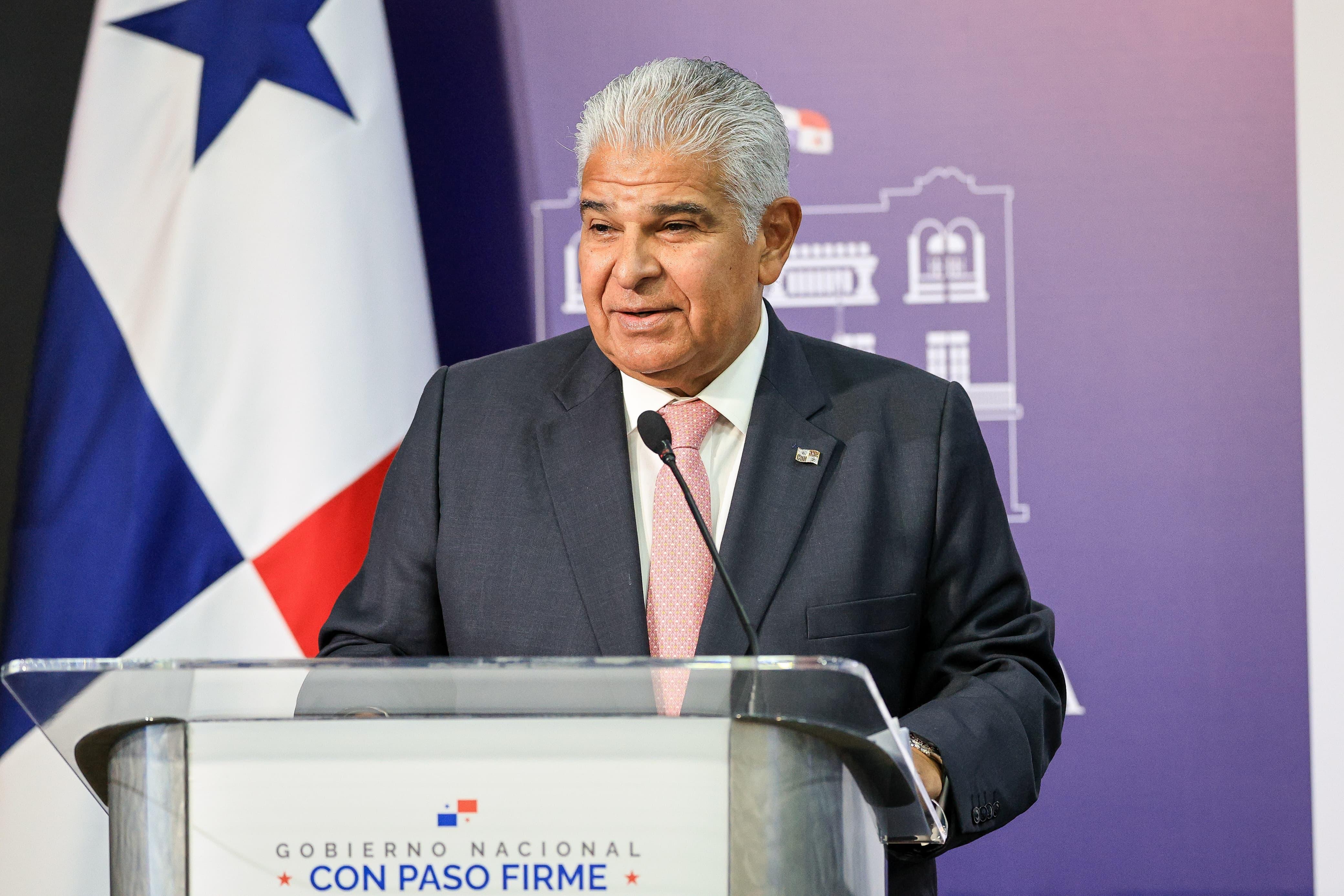 Presidente Mulino en su habitual conferencia de prensa.
