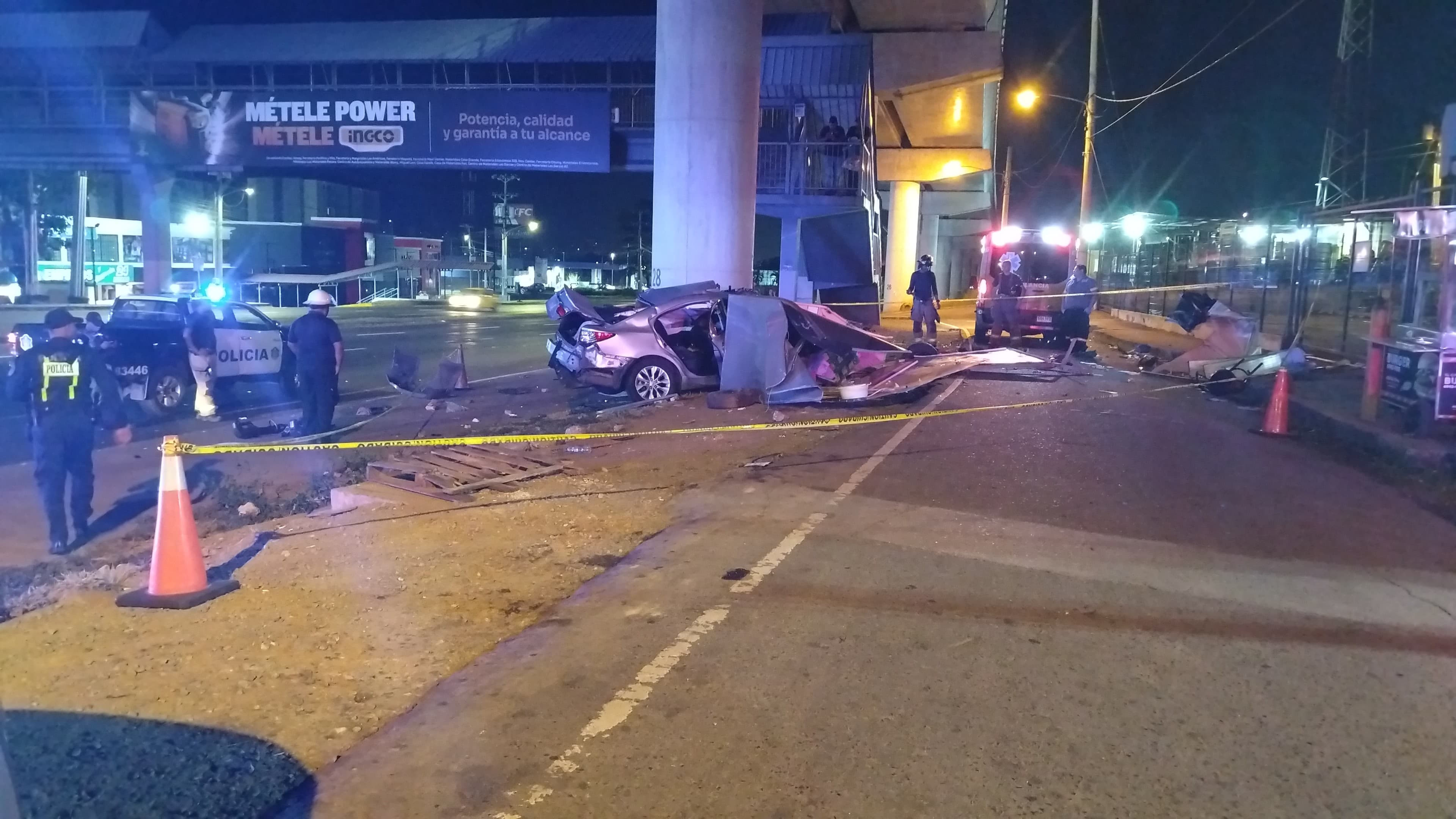 Escena del fatal accidente.      ( Foto: Cortesía)