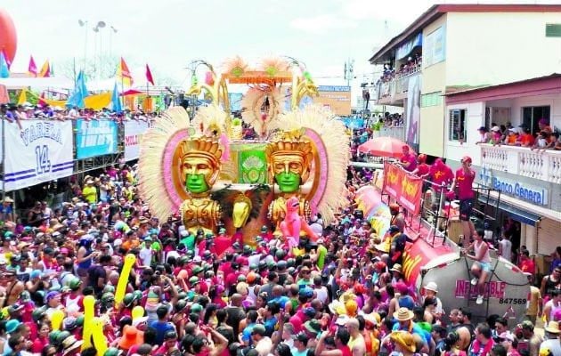 Escena del carnaval en Las Tablas.  (Foto: Archivo)