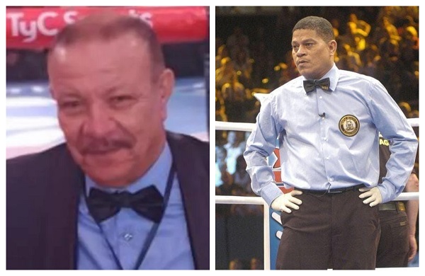 En el pleito titular entre Batyrgaziev y Cruz Romero, Ricardo Duncan (izq.) será juez, mientras que Guillermo Pérez Pineda será el árbitro.