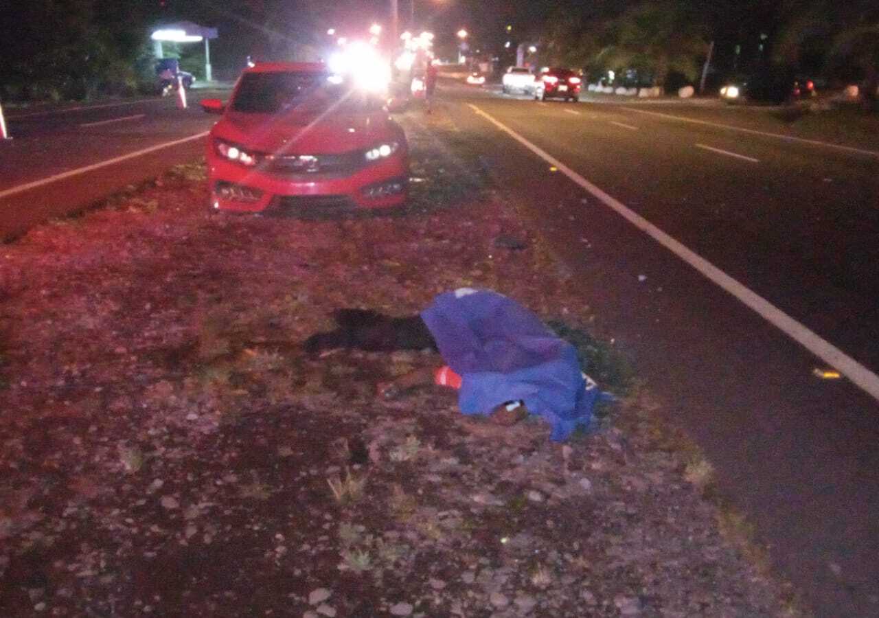 Escena del fatal accidente en La Concepción, Bugaba.