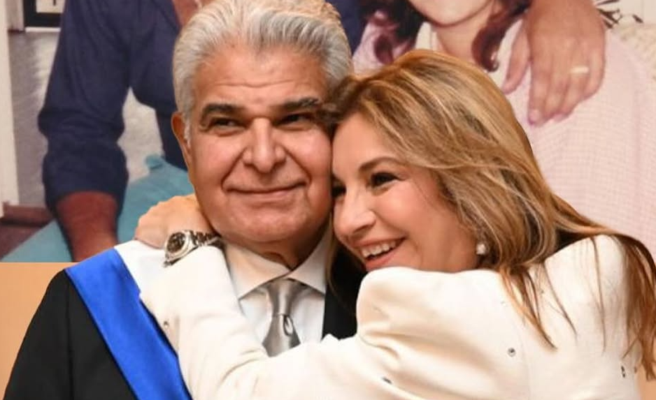 La pareja presidencial.