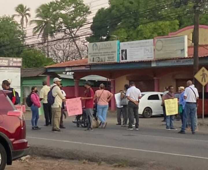 Protesta de los pacientes.