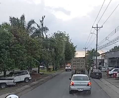 Área donde ocurrió el crimen.