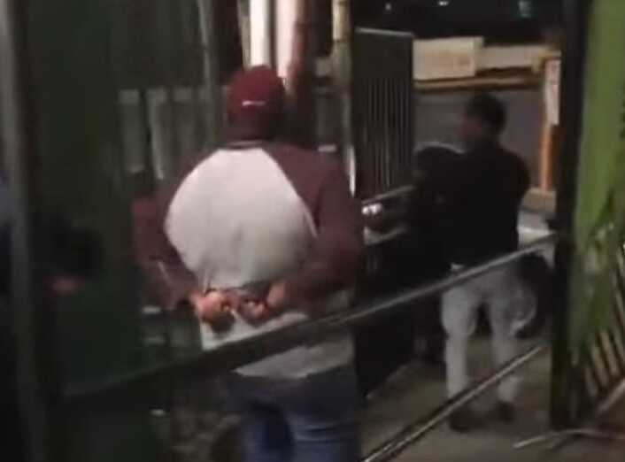 Detención de los estudiantes de la UP.