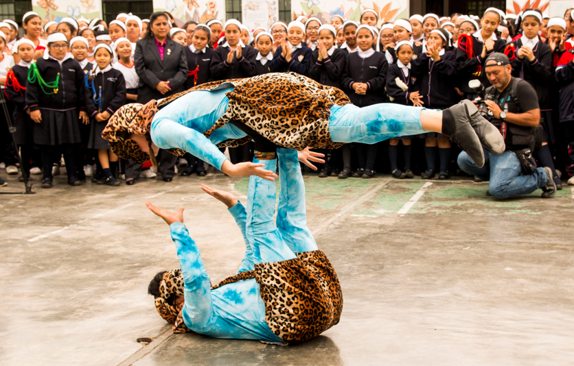 La obra Urpila de Perú se presenta en las escuelas panameñas. Foto: Cortesía