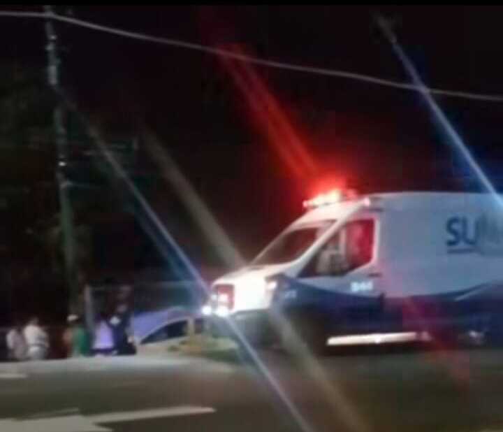 Escena del hecho de tránsito.