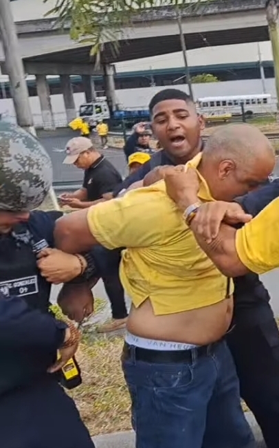 Detención de uno de los dirigentes.