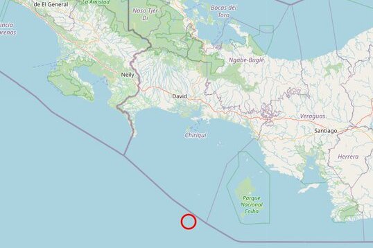 Mapa emitido por el IGC de UP.