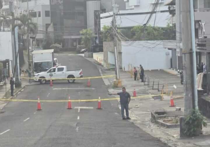 Área donde ocurrió el incidente.  (Foto: Tráfico Panamá)
