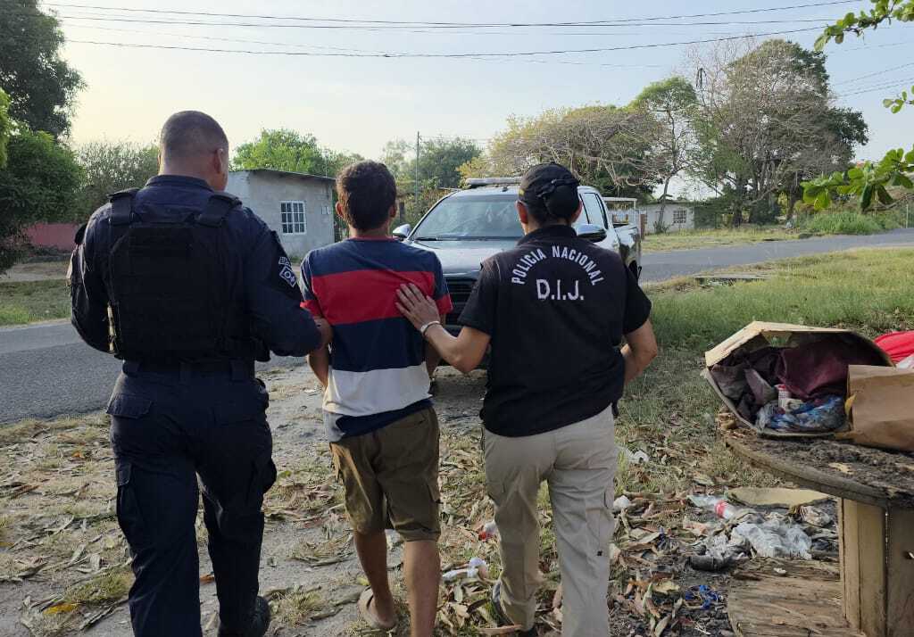 Captura del sospechoso en Antón.