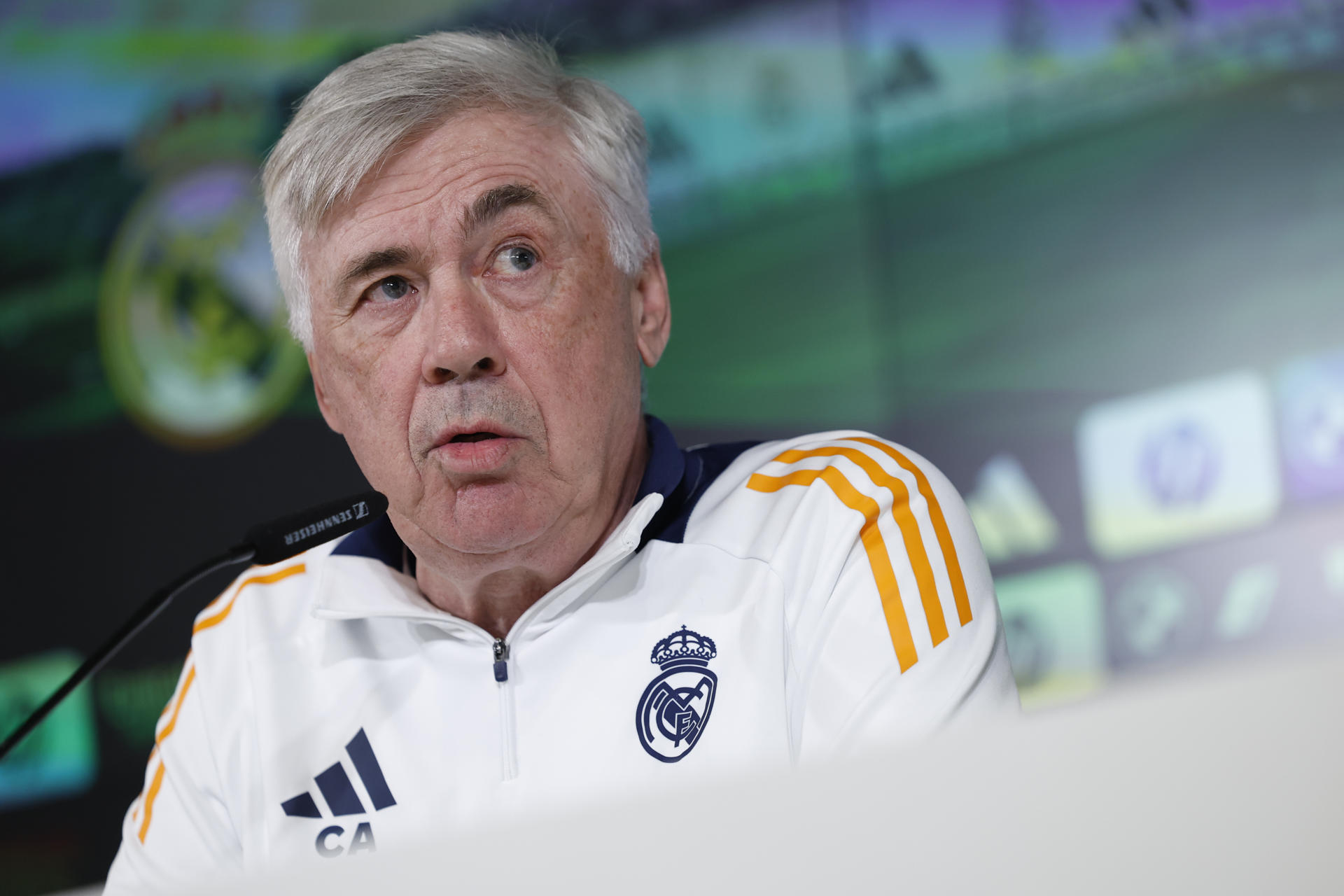 El técnico italiano Carlo Ancelotti. /Foto: EFE